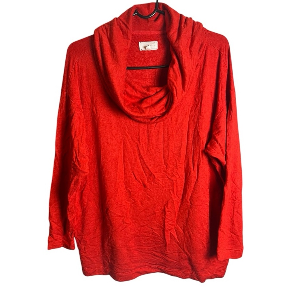 Lou & Grey oversized‎ cowl neck 3/4 sleeve sweater sz XS-M